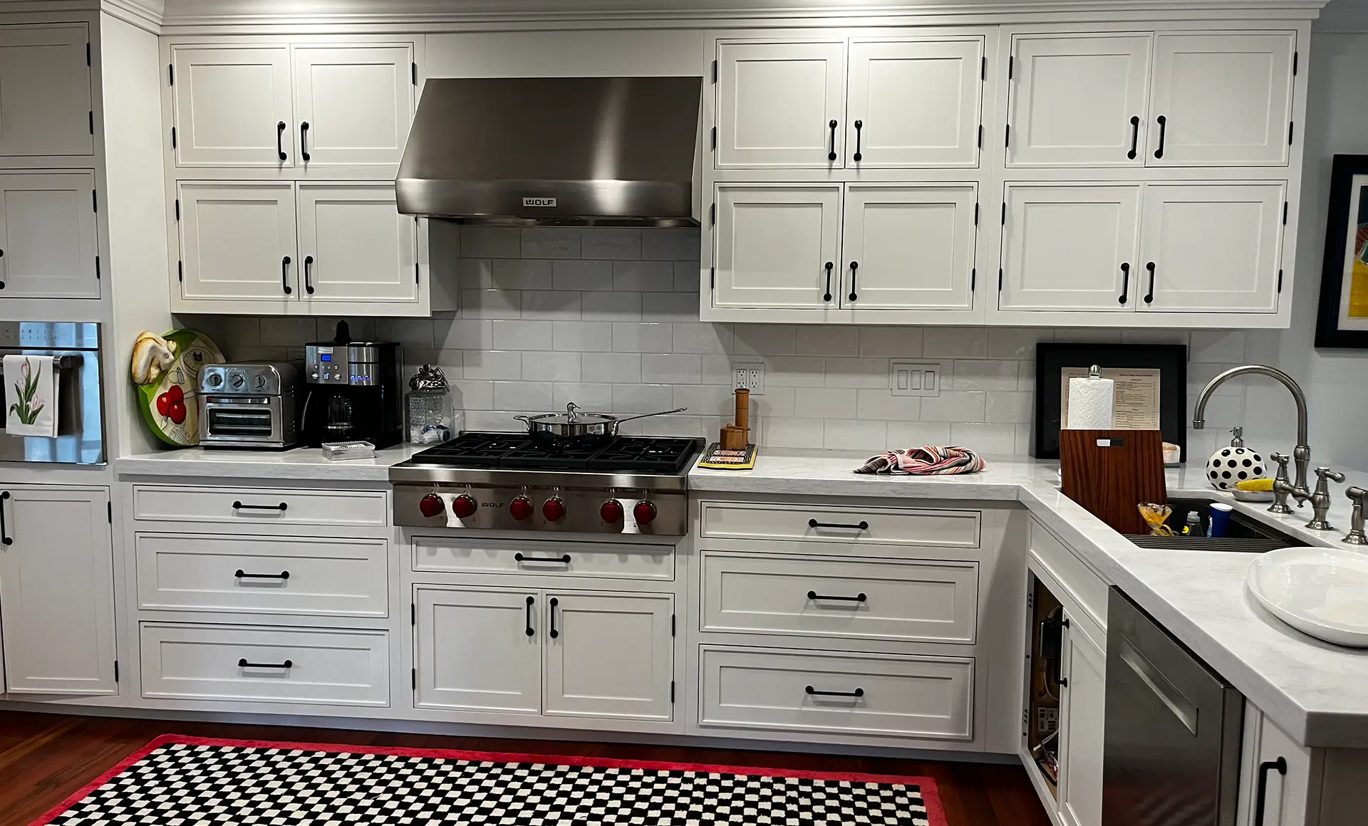 White Painted Inset Cabinets