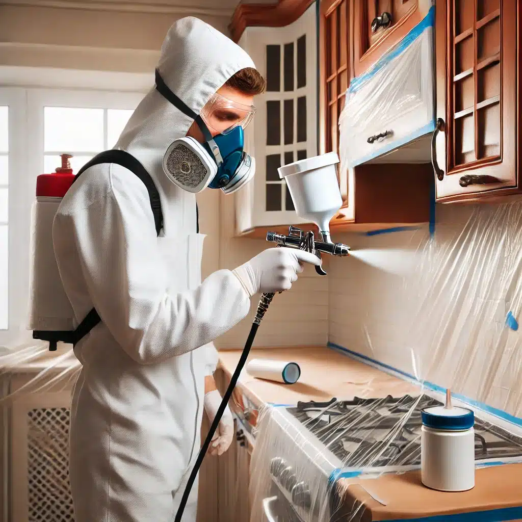 professional cabinet painting, cabinet painter